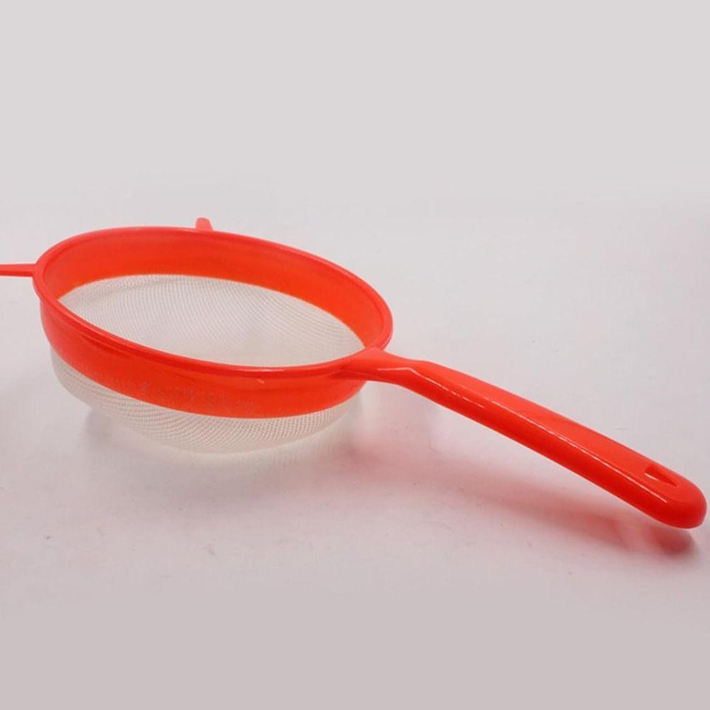 Lightweight Food Sieve Hanging Hole Design Durable Filter New Mesh Scoop Strainer  for Home Kitchen
