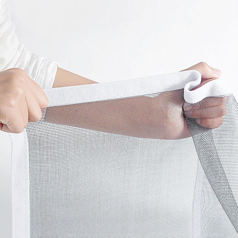 Moustiquaire pour fenêtre, moustiquaire noire, auto-adhésive, anti-insectes, réutilisable, Velcro, personnalisée