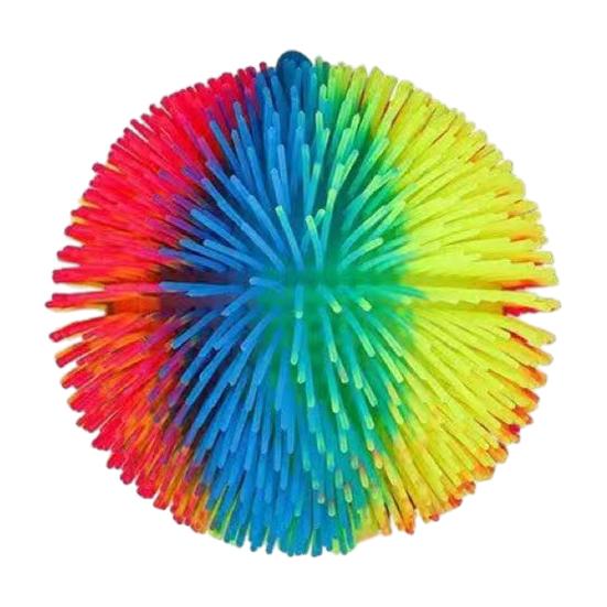 Cartoon Sausage Mouth Stress Ball Anxiety Relief Long Hairs Big Eyes Ball Fidget