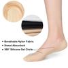5 Paar Ultra-Low-Cut Söckchen für Damen, No-Show Anti-Rutsch Versteckte Unsichtbare Socken
