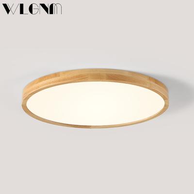 Retro LED Deckenleuchten Moderne Schlanke Holzlampen Für Schlafzimmer Wohnzimmer Arbeitszimmer Restaurant Eingangsbereich Innenbeleuchtungskörper