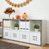 59 Ft Halloween Bulletin Board Border Self Adhesive Ghost Boo Pumpkin Scalloped Die Cut Border Trim Roll for Office