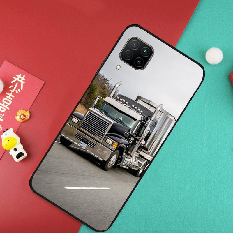 Cool Heavy Truck Car For Huawei Nova 12S 9 10 SE 7i 8i 11i 12i Y60 Y61 Y70 Y72 Y73 Y90 Y91 P20 P30 P40 Lite Case