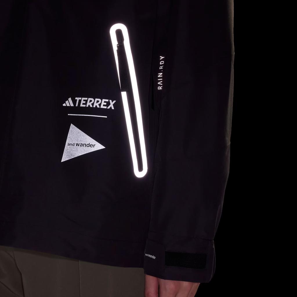 Adidas Terrex X And Wander Collaboration FW23 Outdoor Waterproof 3-In-1 Down Insulated Jacket Men Jacket Black IJ5895