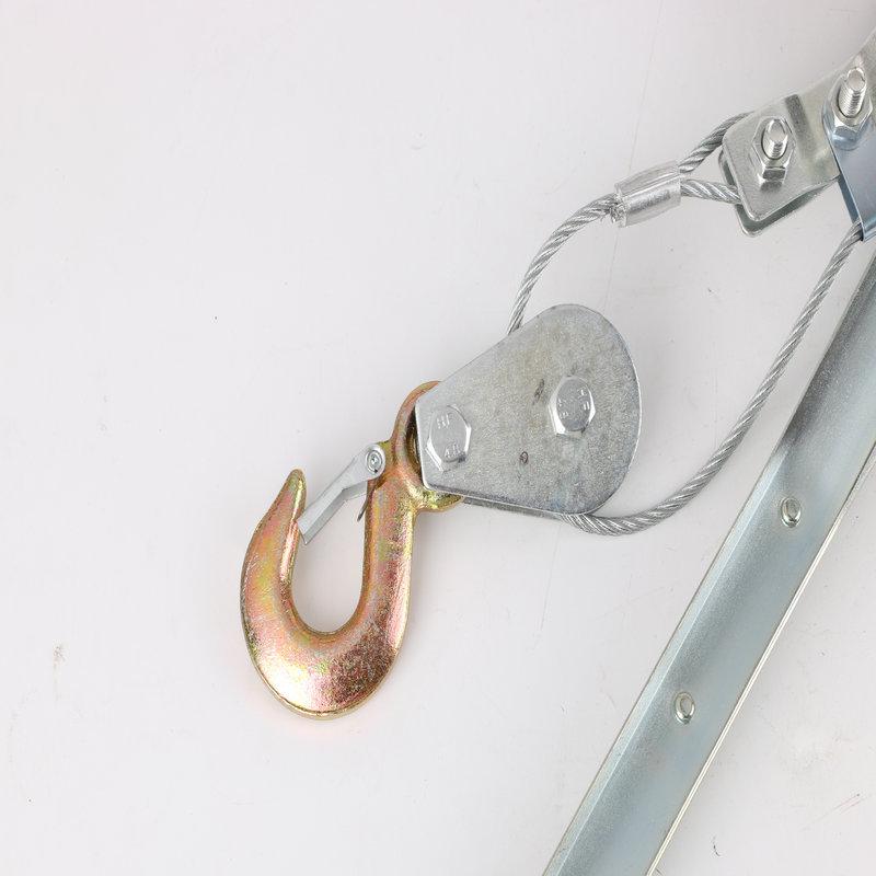 Multi-function Ratchet Hand Lever Binder - Steel Wire Rope Tightening Tool with Double Hook.