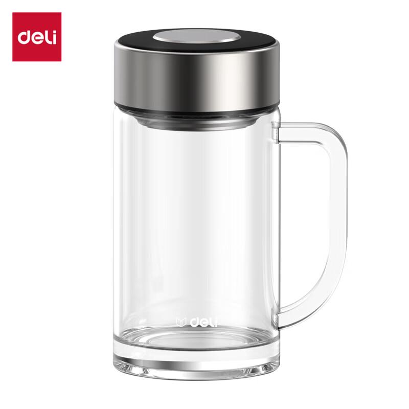 Deli LL512 High Borosilicate Glass Mug with Handle