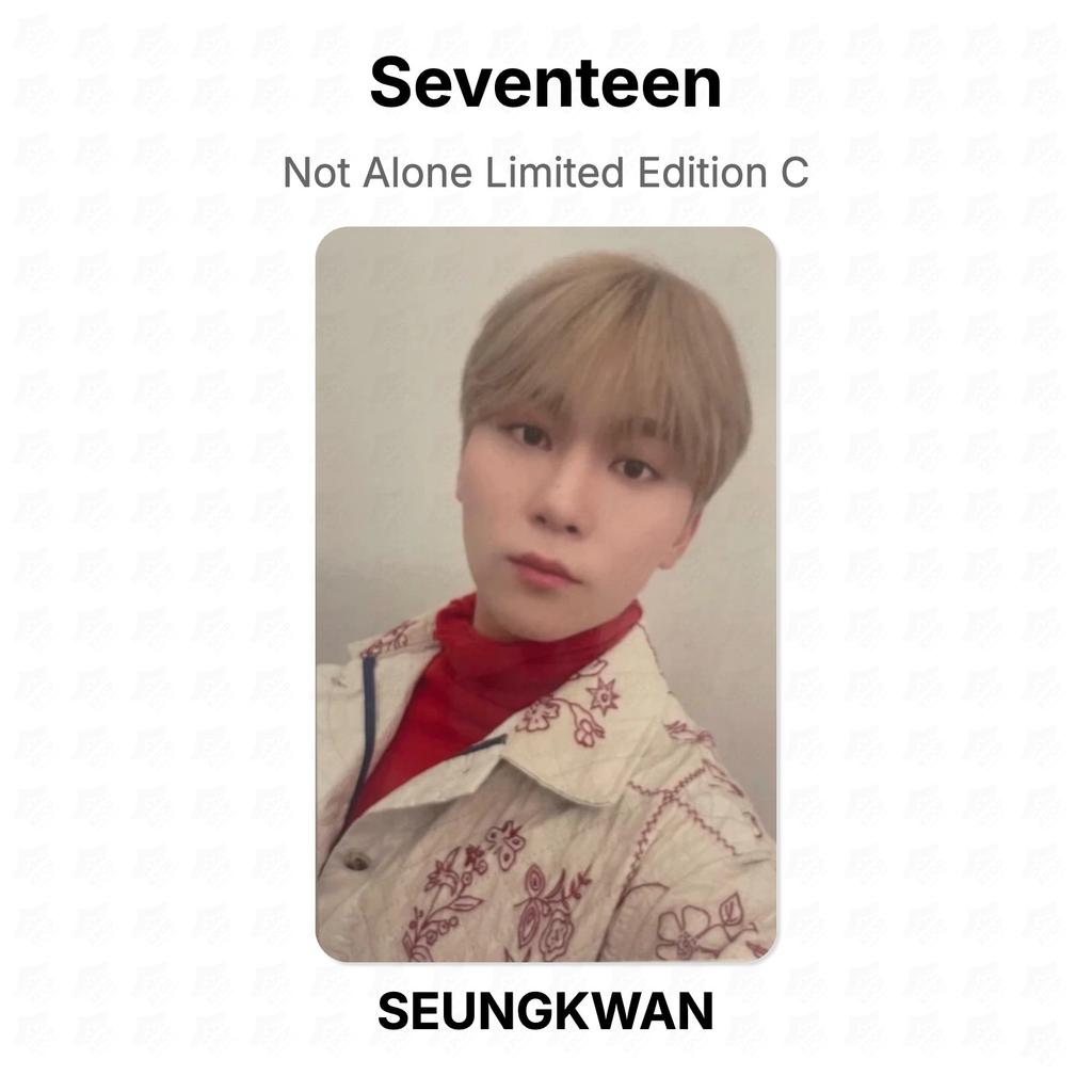 Seventeen Not Alone Limited Edition C Official Photocard