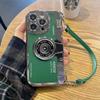 Korean Ins Retro Stereo Hand-held Camera for Apple 14 Mobile Phone Case Lychee 12promax/iphone11