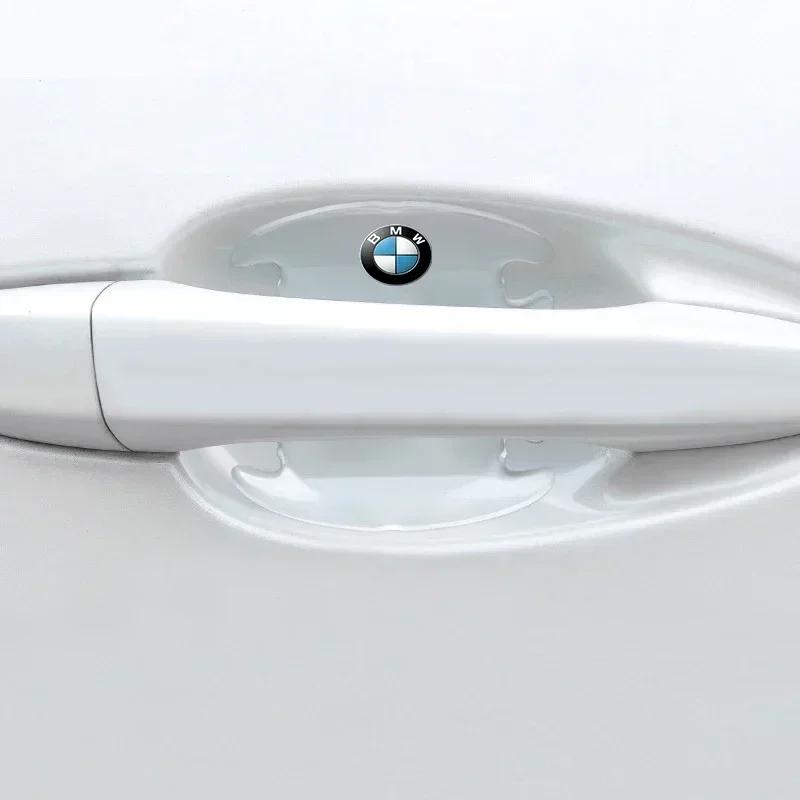 TPU Car Transparent Door Bowl Handle Protective Film Sticker For BMW E46 E90 E60 F30 F10 E39 E36 F20 G30 G20 E87 E92 E91 E30 F11