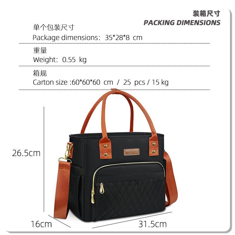 Thick Aluminum Foil Lunch Bag For Office Workers  Hand-held Bento Bag
