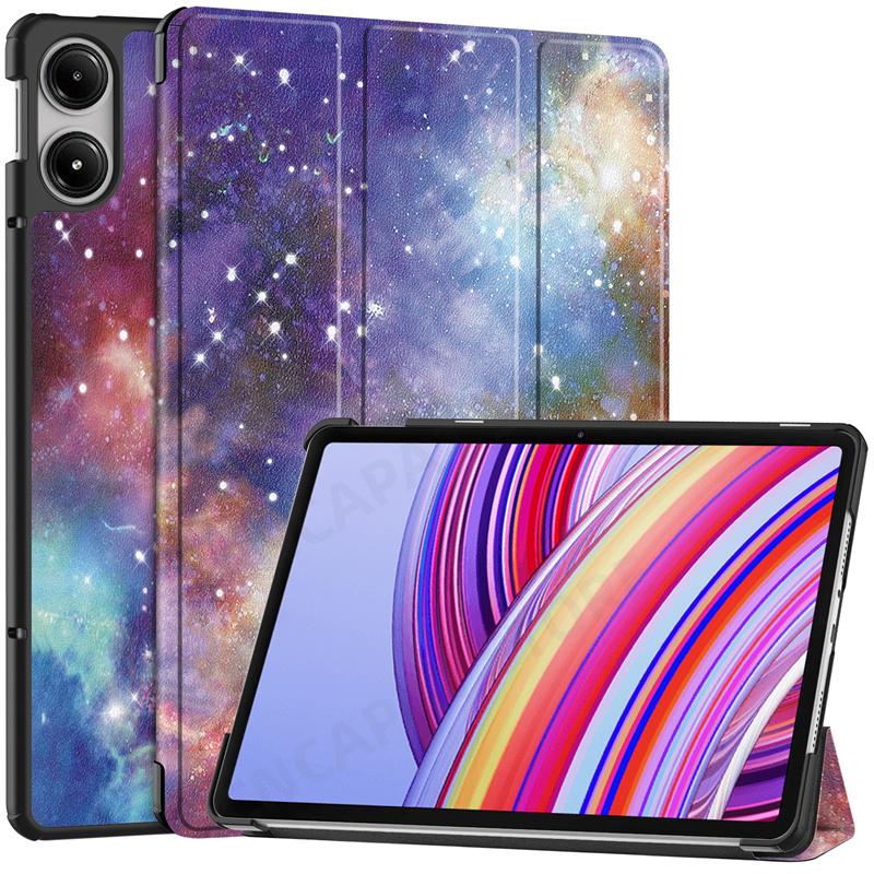 

Tablet CaseSlim Magnetic Cover For Xiaomi Redmi Pad Pro 2024 12.1 Smart Tablet Case Tri-Folded Funda With Hard Back Shell Auto Sleep/Wake Redmi Pad Pro миндальный