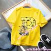 2026 Minions Letters AZ Tshirt Female Funny 26 Capital Print Tshirt Gothic Kawaii Neck Tops Summer Kawaii Gift Tops Boys