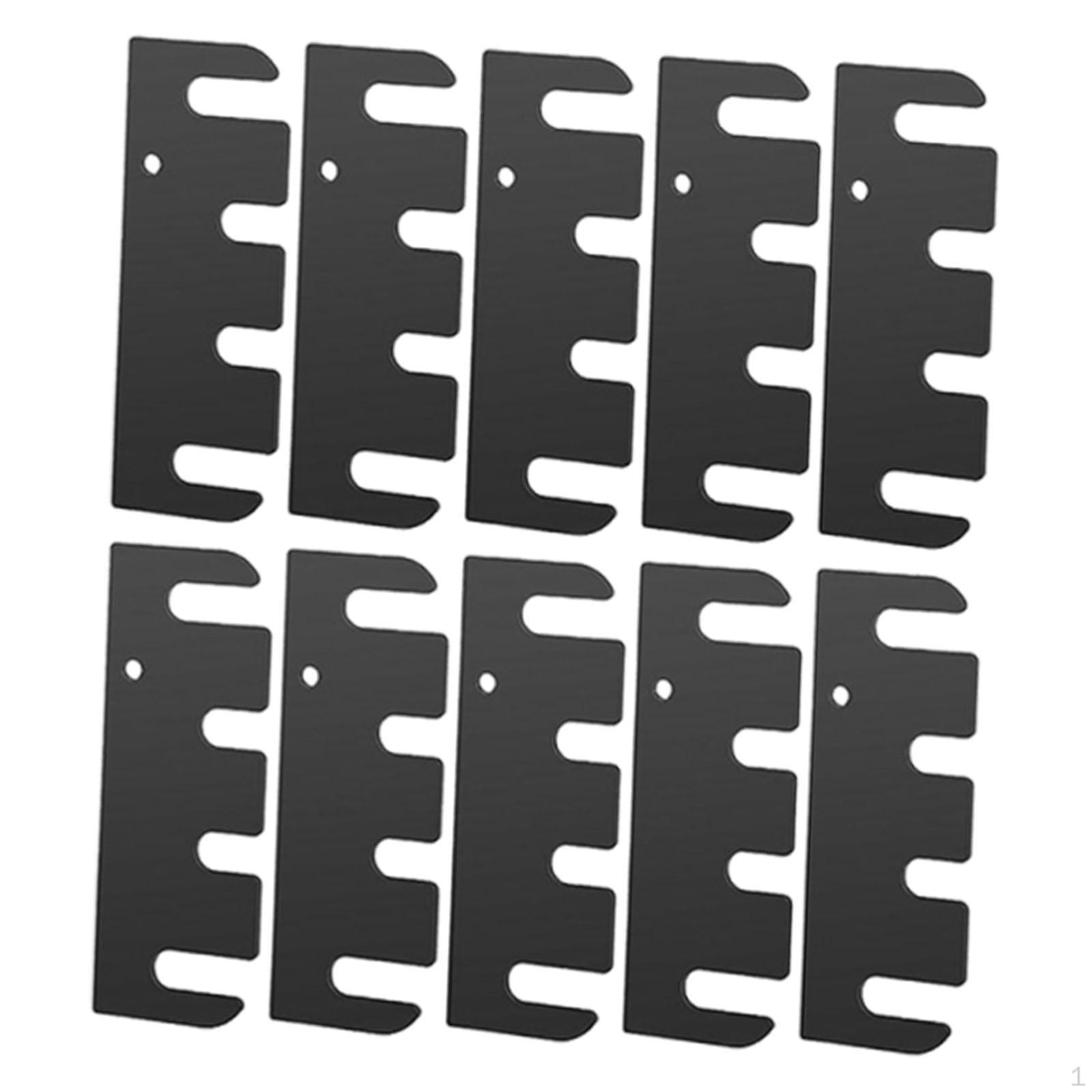 

10Pcs Door Hinge Shims Gasket Replacement Hardware Sturdy Easy to Install Pads Hinges