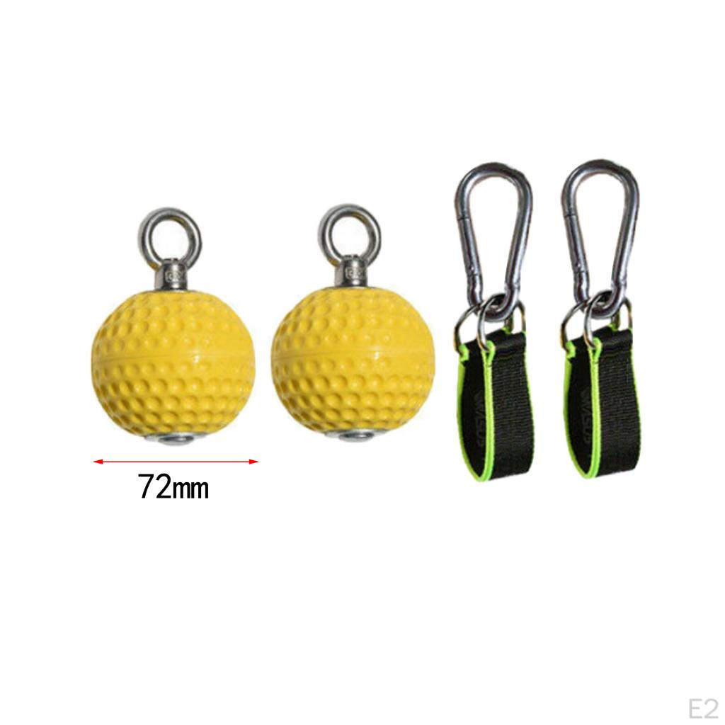 Non-Slip Pull-up Grip Ball Arm Back Muscles Climbing Trainer Strap