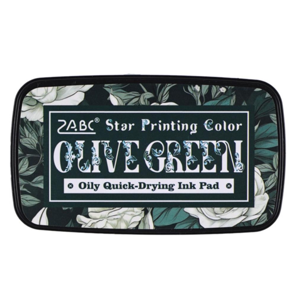 Portable Colorful Ink Pad Rectangular School Accessories Self Ink Stamp Easy To Use Inkpad for Planner Stamps Scrapbook