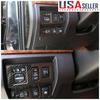 ABS Carbon Car Headlight Switch Button Cover Trim For Toyot-a Tundra 2014-