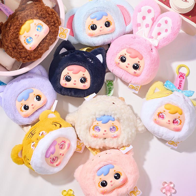San Mao Lucky Rabbit Plush Toy - Cute Mobile Phone Pendant for Kids