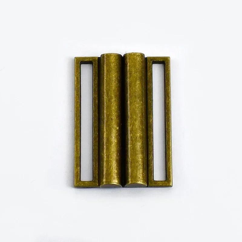 Meetee 2/5 st Metallspänne för 30-80 mm Rockbälte Klädjusterare Spänne Knapp Dekorativ Midjebandskrok Hårdvarutillbehör