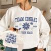 The Summer I Turned Pretty Team Conrad Sweatshirt TSITP Conrad Fisher Shirt Casual Long Sleeve Unisex Crewneck Sweatshirt Hoodie