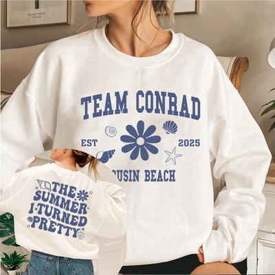 La Verano en que me puse guapa Equipo Conrad Sudadera TSITP Camiseta Conrad Fisher Sudadera Casual de Manga Larga Unisex con Cuello Redondo