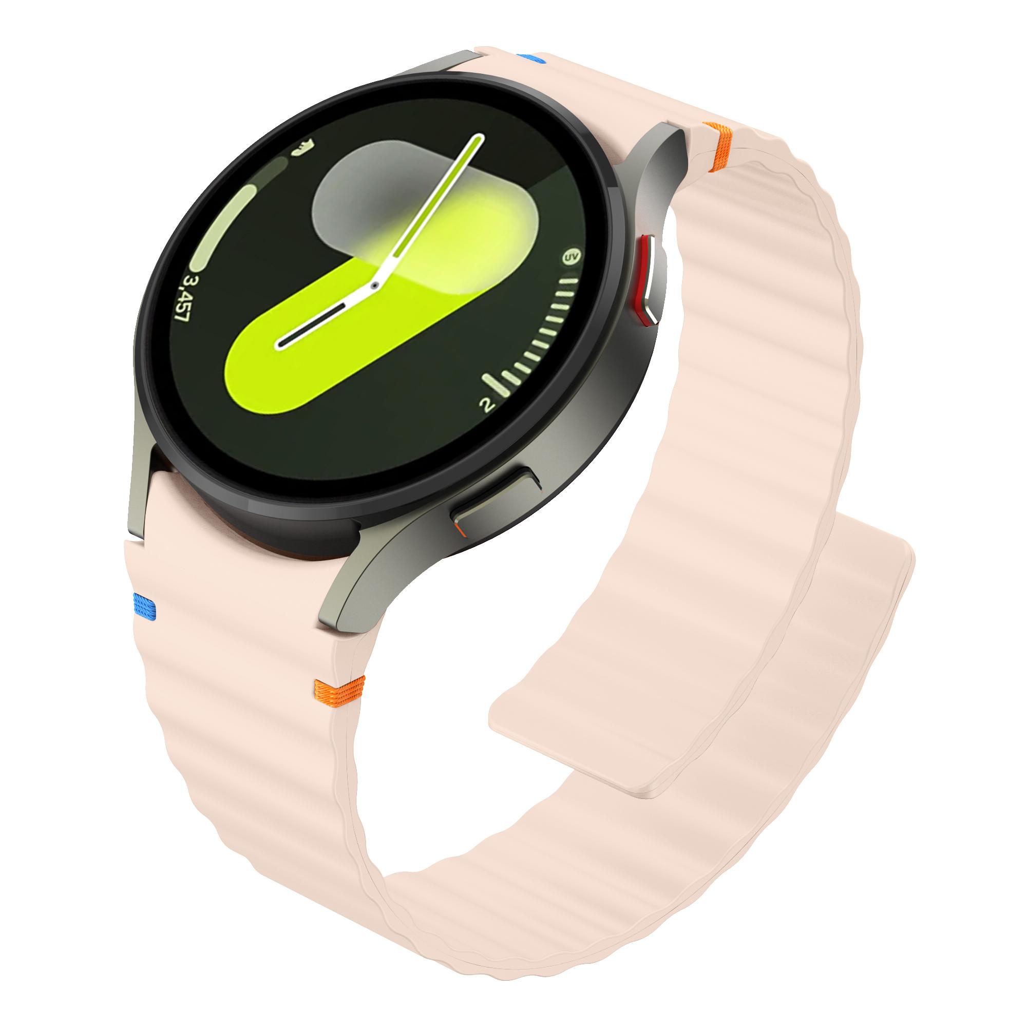 

Magnetic Silicone band for Samsung Galaxy Watch 7/6/5/4 44 40mm 5Pro No Gaps Bracelet correa watch 6/4 Classic strap Accessorie watch 7 40mm 44mm