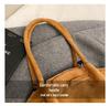 2025 Women's Suede Tote Bag - Large Capacity, Frosted Finish, Versatile Handbag for Autumn/Winter