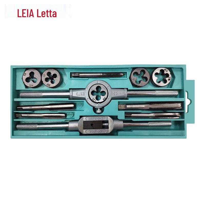LETA 12-Piece Tap  Die Set with Screw Extractor Tool Kit
