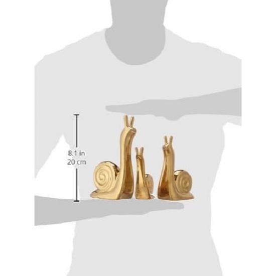 Schneckenfamilie Keramik-Finish Figuren - Zeitlose Eleganz für die Heimdekoration