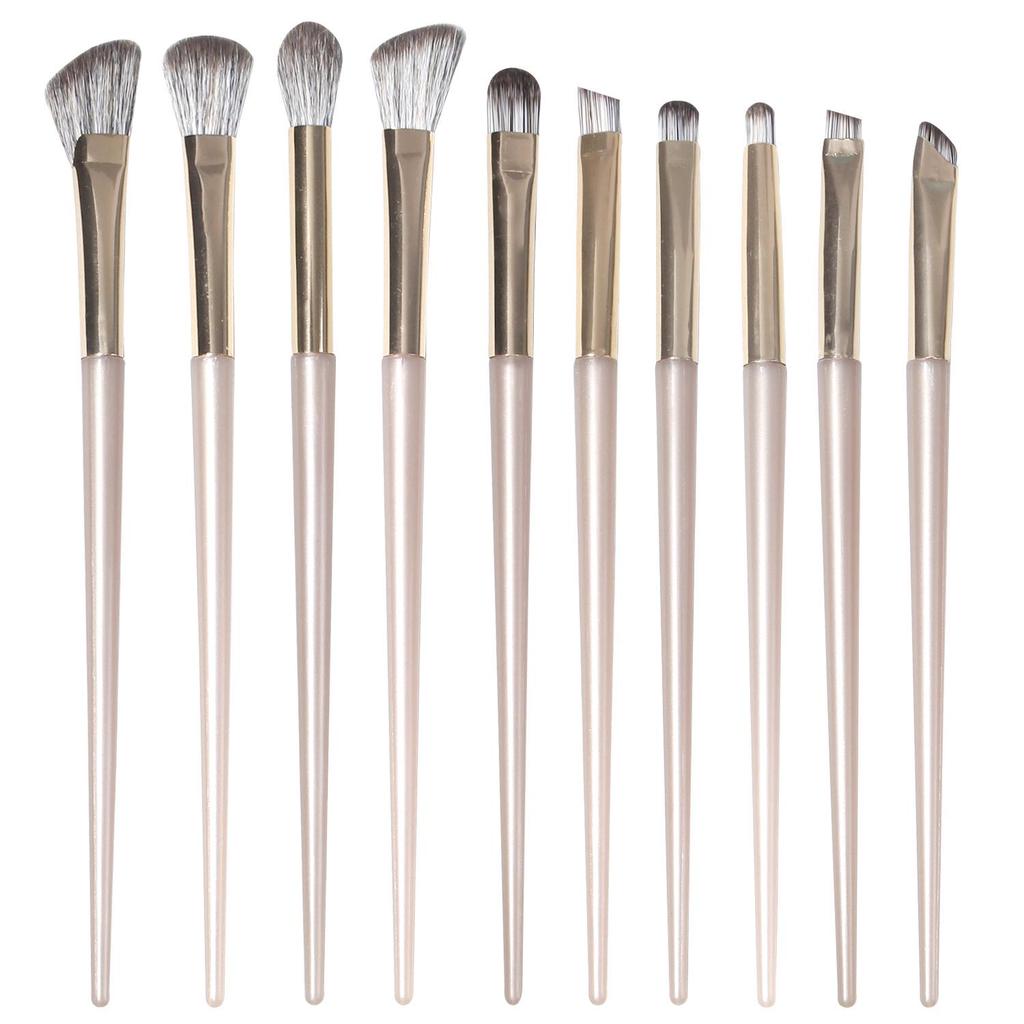 Cangzhou 15-teiliges vergoldetes Augen-Make-up-Pinselset: Highlighter, Schatten, Rouge, Eyeliner und Beauty-Tools