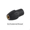 Pressure Washer Quick Connector G1/4", Professional External Thread Converter