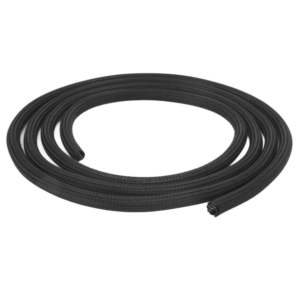Cable Sleeve 1 2in Diameter Polyethylene Prevent Pets Chewing Black Cord Protector 3 Meter   10ft