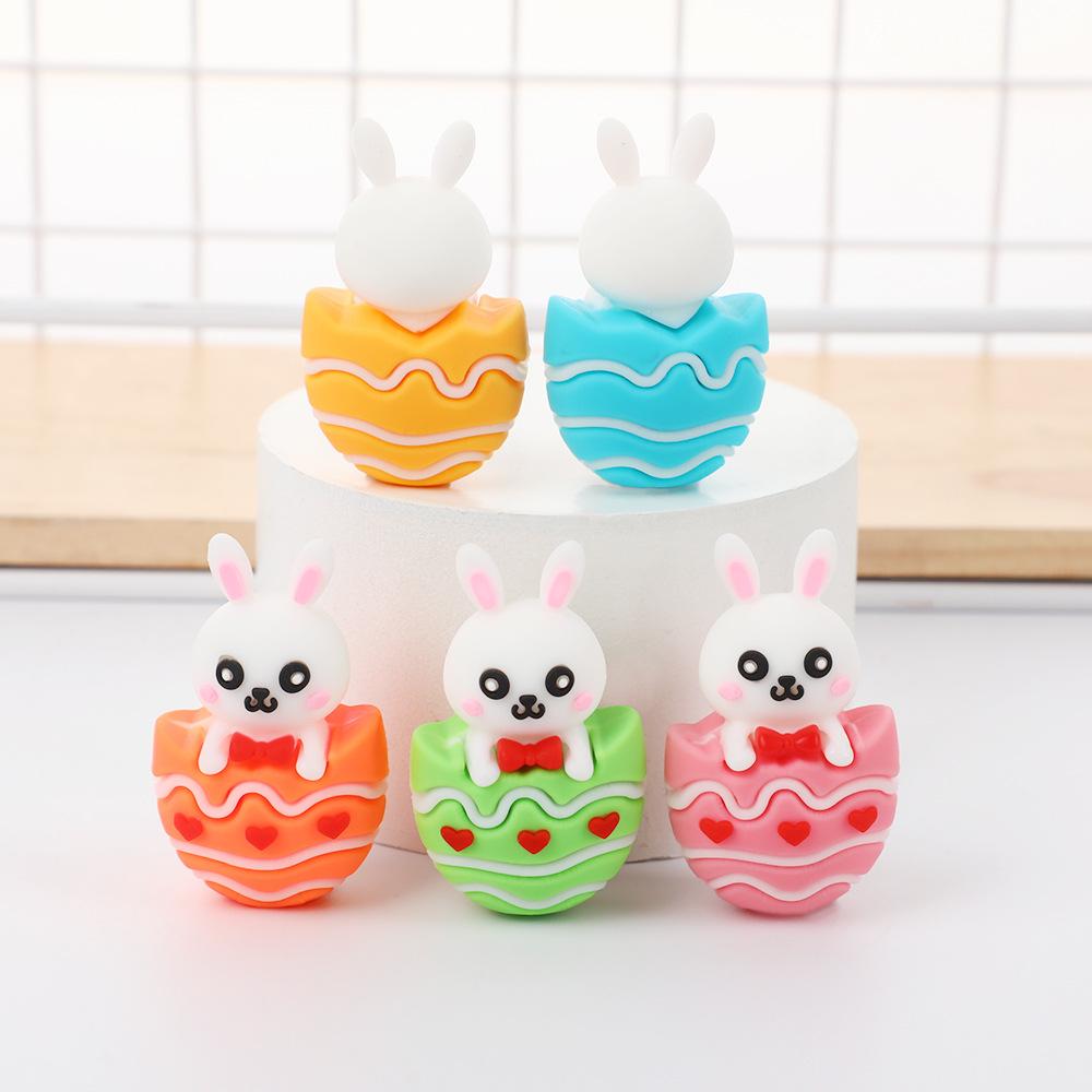 2026 Easter New Rabbit Cute Figurine DIY Home Kawaii Room Decor Garden Decoration Accessories