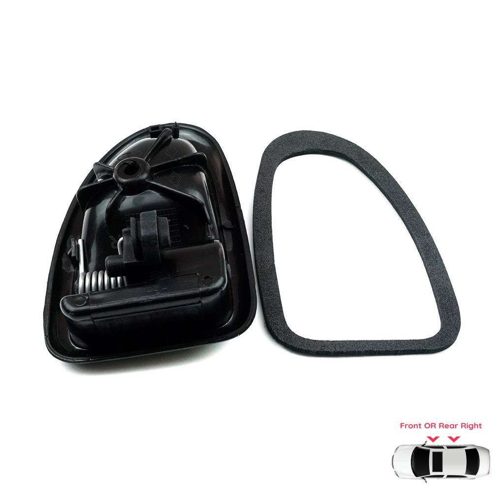 EDP78 Vnitřní klika dveří pravá černá pro Renault Clio Trafic Master 2 Scenic Megane Logan 1 Movano A Primastar 1 Daily 7700434717