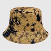 Neutral Summer Tie Dye Printed Fisherman Hat Outdoor Breathable Hat Sunshade