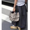 2026 Women's Polka Dot Cotton Linen Tote Bag - Large Capacity, Versatile Shoulder Handbag