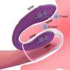 Doppelte Penetration Stimulation Vibratoren Sexspielzeug für Erwachsene Frauen Paare Drahtlose Fernbedienung G-Punkt Klitoris