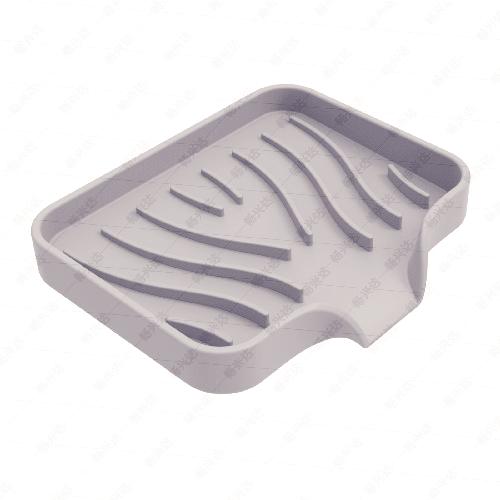 The New Silicone Soap Box, Japanese-style Bathroom Soap Rack, Multifunctional Drain Pad Rack, Punch-free Soap Tray
