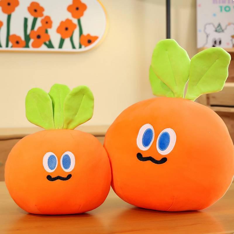 Cartoon Carrot Plush Toy Soft Filled Doll Room Decoration Children Holiday Gift