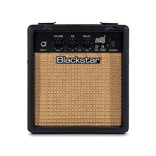 

Blackstar DEBUT 10E Guitar Amplifier with Clean, Overdrive, Line Input, Headphone Output, and Built-in Tape Echo Effect, Black