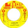 7inch Record FRANKIE JONES  Caroline NONE Lijop Sound Pow Jamaica Reggae Ska  Dub Used