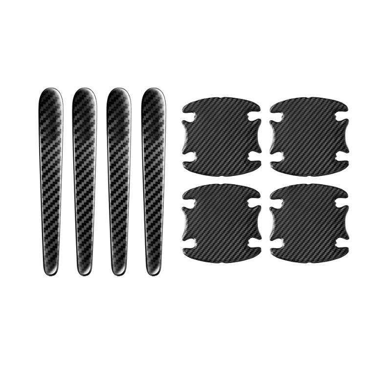 

Carbon Fiber Car Anti Scratch Car Door Handle Protector Automobiles Handle Sticker For Toyota RAV4 2016-2025 Exterior Accessorie 8PCS