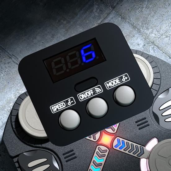 Music Boxing Machine for Kids Bluetooth-compatible Intelligent Scoring Target with Racing Light Thickened Wall Mounted Boxing Target