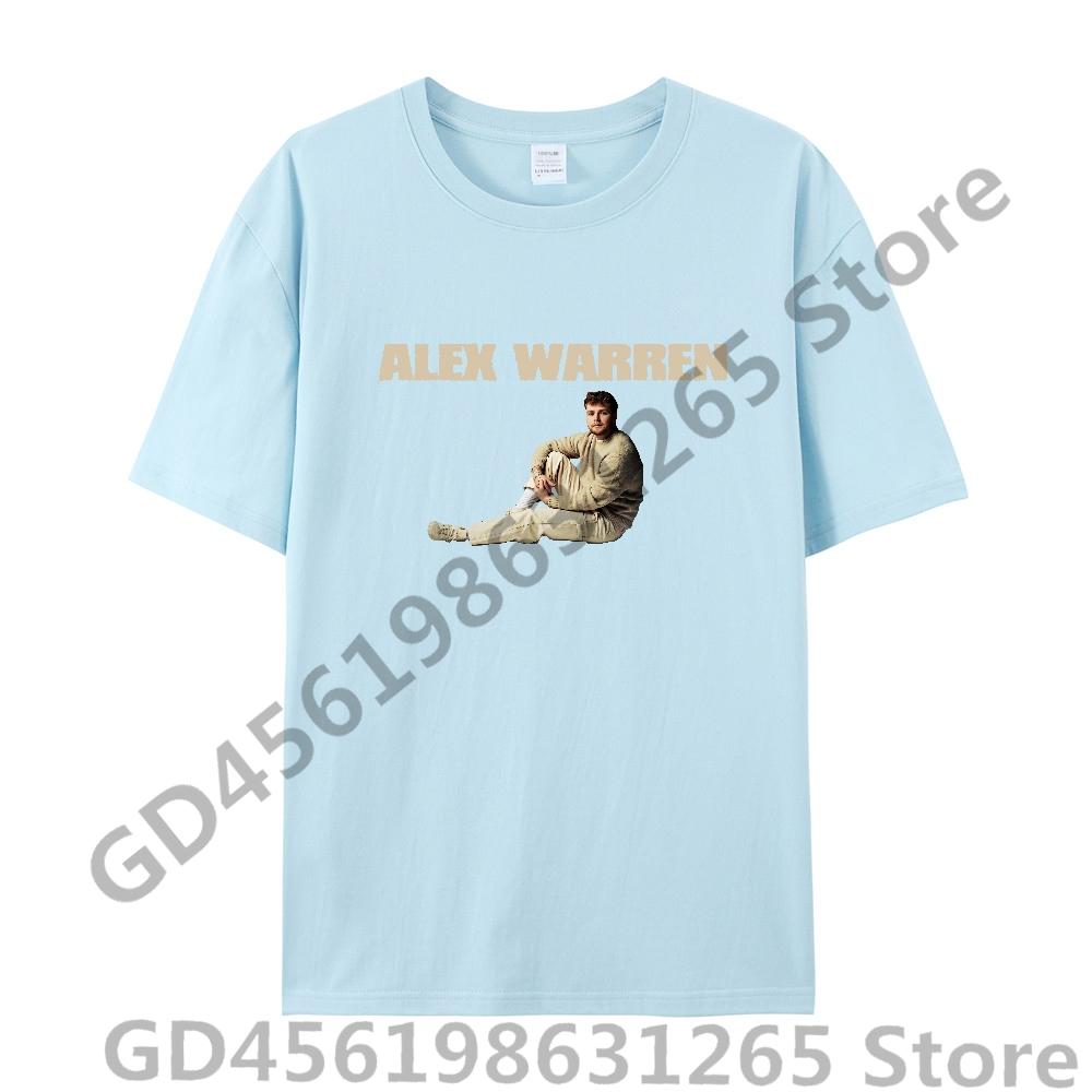 New Alex Warren T Shirt UnisexWomen Harajuku Kawaii Tops Y2k Unisex Hip Hop Tees Fashion Tops Casual Boysgirls Clothing