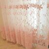 Floral Embroidery Sheer Curtain Perfect for Bedroom, Living Room, and Home Decor, Bedroom Decor Bohemian Style Curtains for Living Room