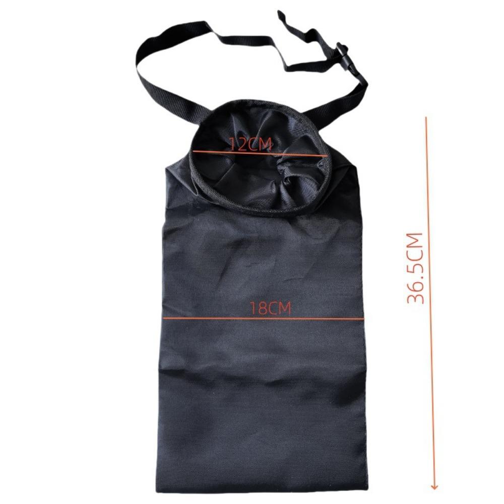 Back Back Seat Litter Trash Oxford Hanging Garbage Bag Reusable Backrest Garbage Can Back Seat чёрный