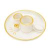 Ceramics Multipurpose Incenses Holder for Ashes Collection for Incenses Stick Cones Herbs and Santo Wood Burners Set