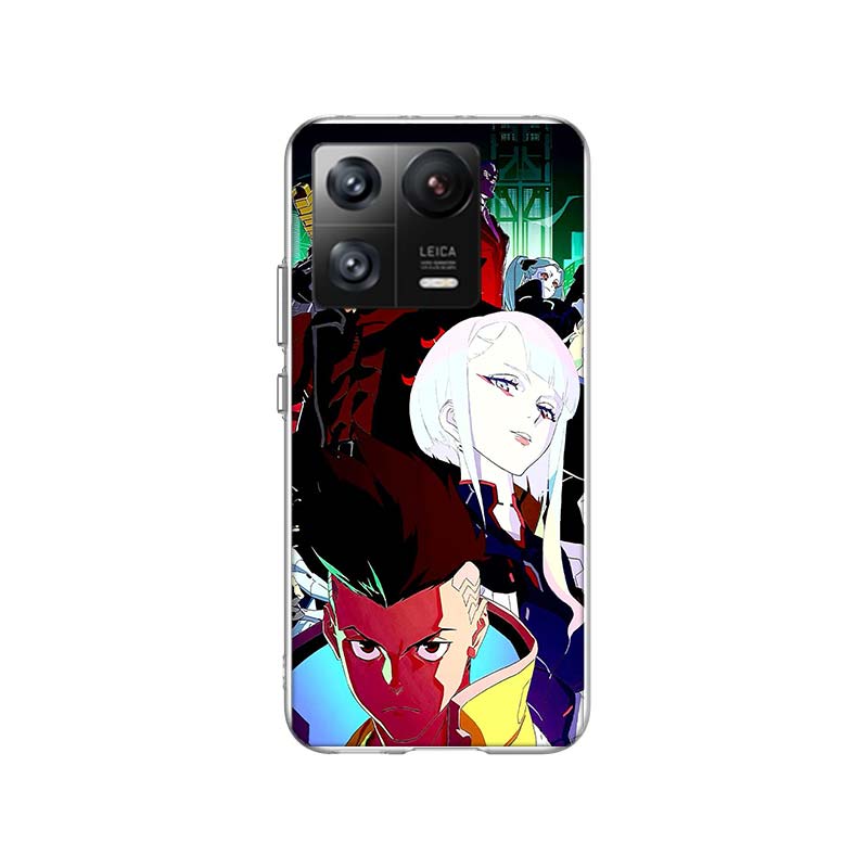 

E-Edgerunners Cartoon C-Cyberpunk Phone Case For Xiaomi Poco X7 X6 F7 Mi 15 14 Ultra F6 F5 F4 F3 X5 X4 X3 M6 Pro M5 M5S M3 Capa Xiaomi Poco M6 Pro