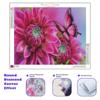 5D Diamond Painting Flower Embroidery Cross Stitch Kit Rose Full Round Diamond Handmade Pcture Of Rhinestone For Home Decors 30x40cm/12x16inch