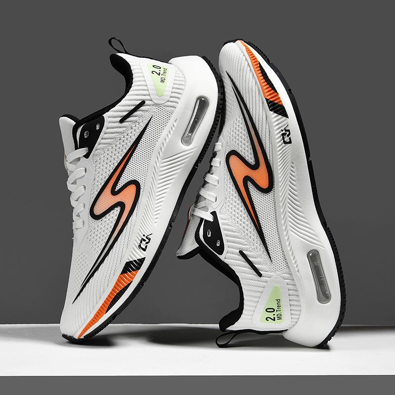 New running shoes men's sports raw mesh hot-selling couple shoes 2025 breathable racing shoes marathon same men's models