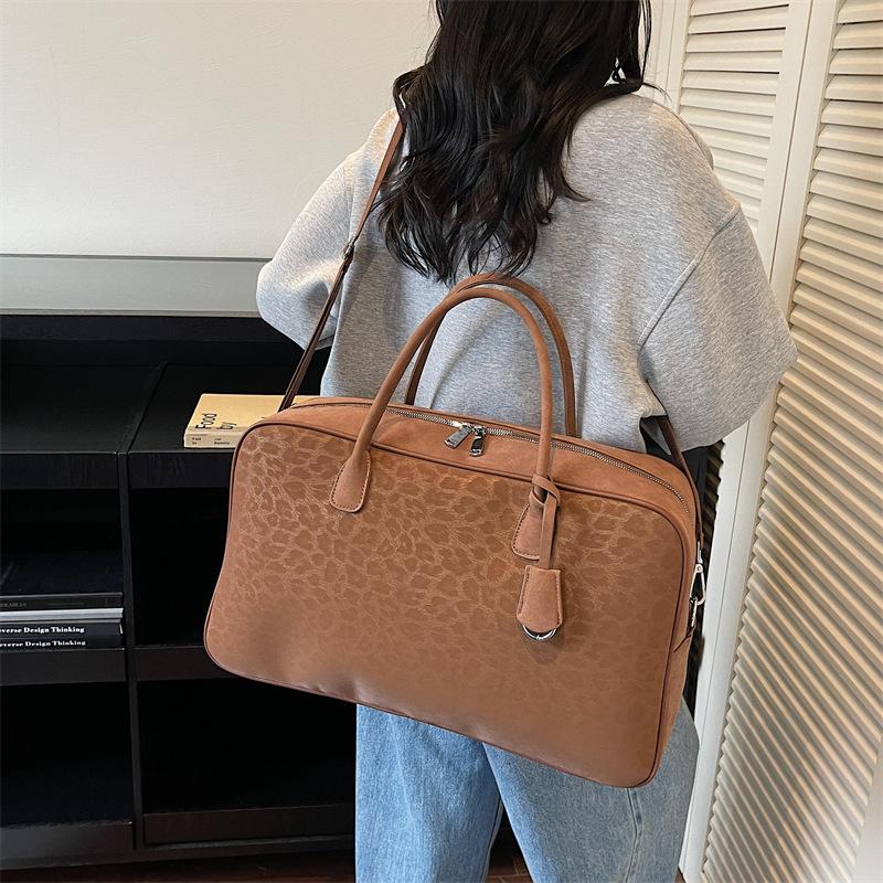 Portable Travel Bag Women's Large Capacity Short Distance Luggage Bag Lightweight Travel Sports Bag